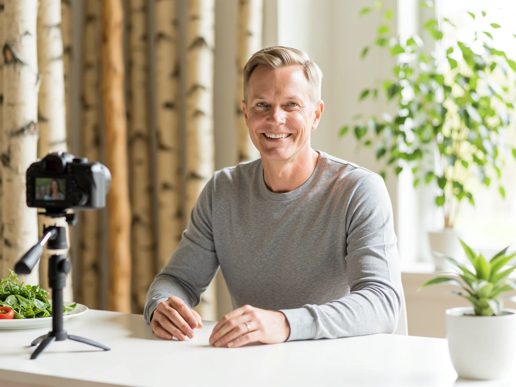 Ravitsemusohjaaja videopuhelussa